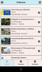 Brig-Glis alpmove Reiseführer Screenshots 1