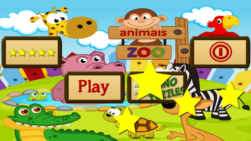 Preschool zoo puzzles
