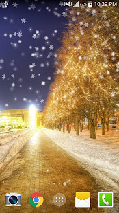 冬季聖誕雪之夜動態桌布 FREE(圖1)-速報App