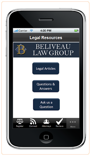 【免費商業App】Beliveau Law Group-APP點子