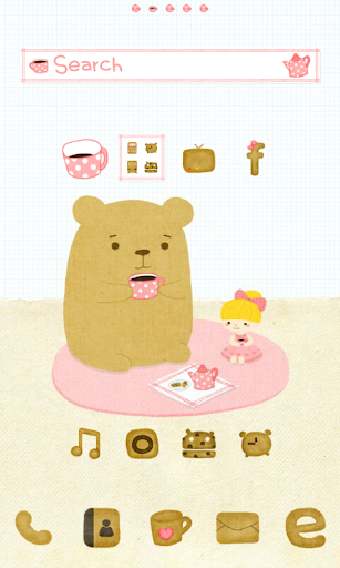 Tea girl dodol launcher theme