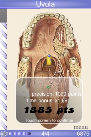    Speed Anatomy Quiz Free- screenshot  