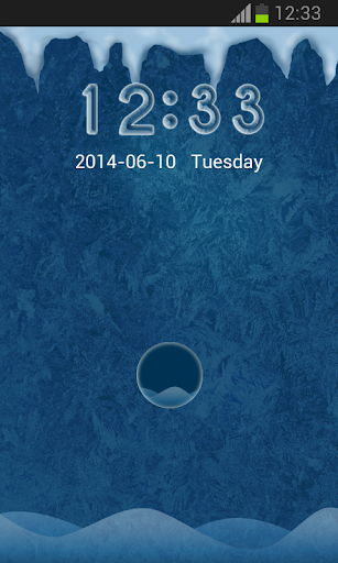 Frozen Lock Screen