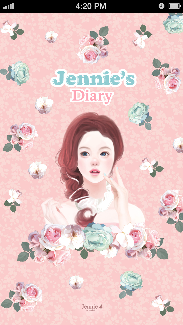 Android application Jennies diary screenshort