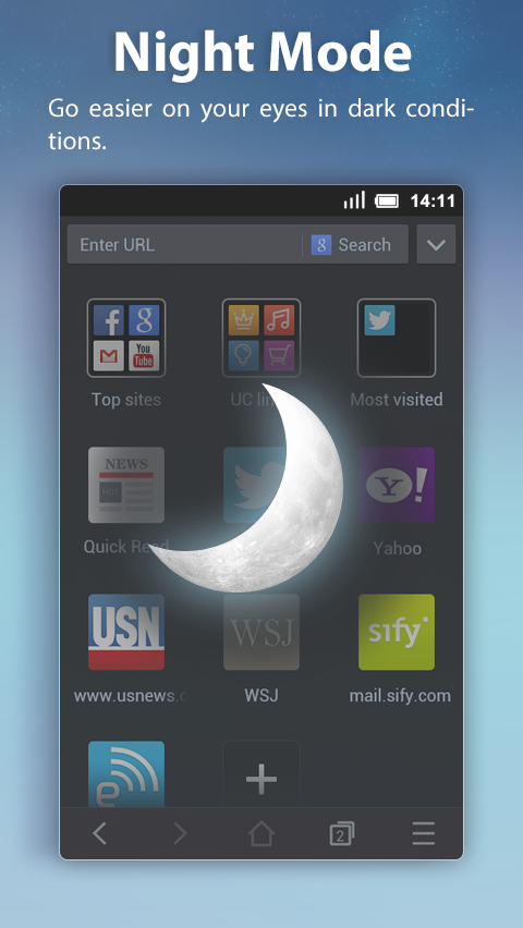 UC Browser Mini for Android - screenshot