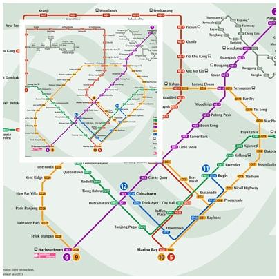 Singapore Metro Map