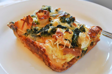 Spinach &amp;amp; Cheese Strata