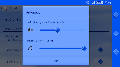 Sparkle Blue 2 Xperien Theme poster 10
