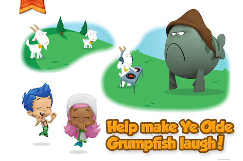 Android application Bubble Guppies: Grumpfish HD screenshort