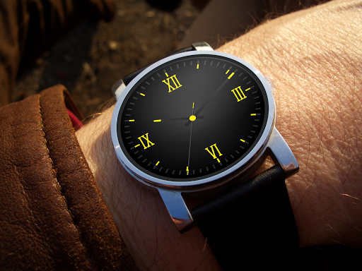 Timeless-Yellow Watch Face