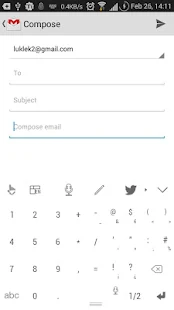 TouchPal Flat UI White Theme - screenshot thumbnail