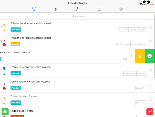 【免費生產應用App】MouzTâche - Todolist-APP點子