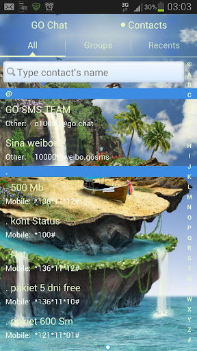 【免費個人化App】GO SMS Pro Theme tropical Buy-APP點子