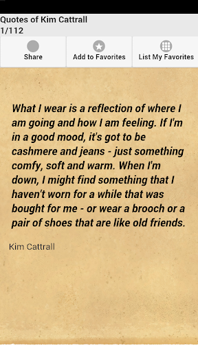 Quotes of Kim Cattrall