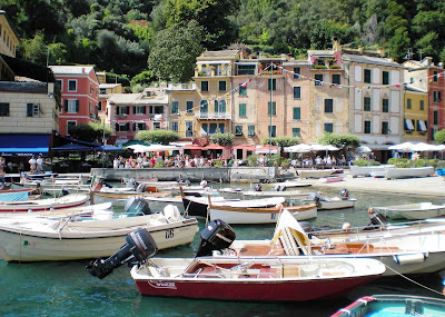 Harbor in Portofino, Italy.