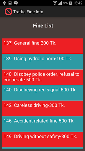 Traffic Fine Info