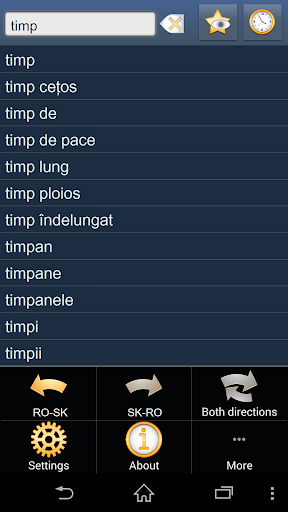 Romanian Slovak dictionary