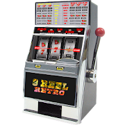 3 Reel Retro Slot Machine  Icon