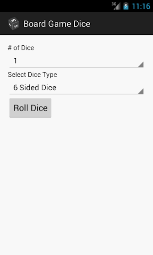 Simple Board Game Dice