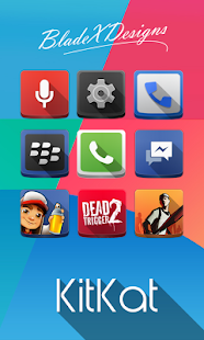 KK(Apex Nova ADW Kitkat theme) - screenshot thumbnail