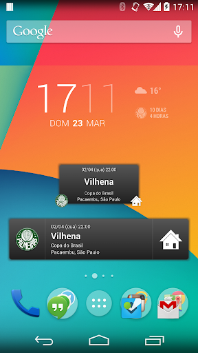 Palmeiras Widget