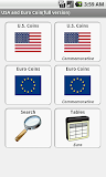 USA and Euro Coins