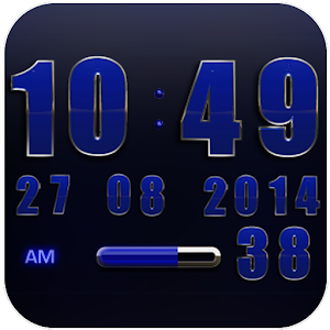 Digi Clock Widget Blue Star.apk 2.41