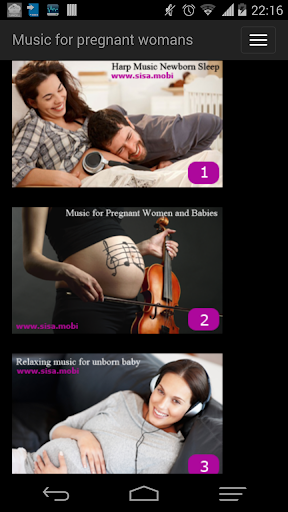 Music for pregnant women