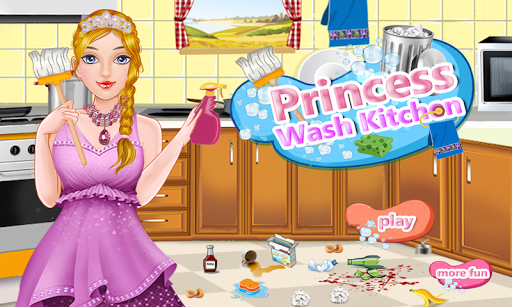 廚房清潔公主遊戲