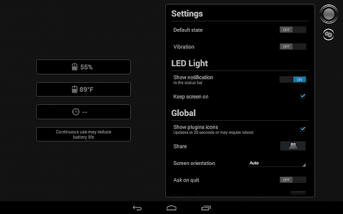 Tiny Flashlight + LED - screenshot thumbnail