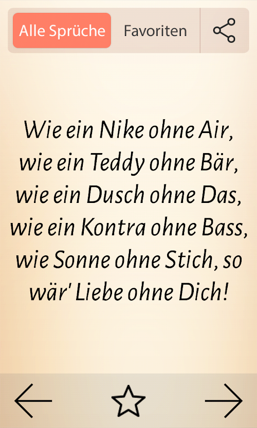 Android application Liebes Gedichte für WhatsApp screenshort