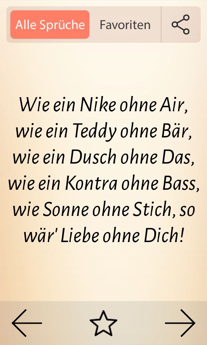 Liebes Gedichte für WhatsApp Screen 1