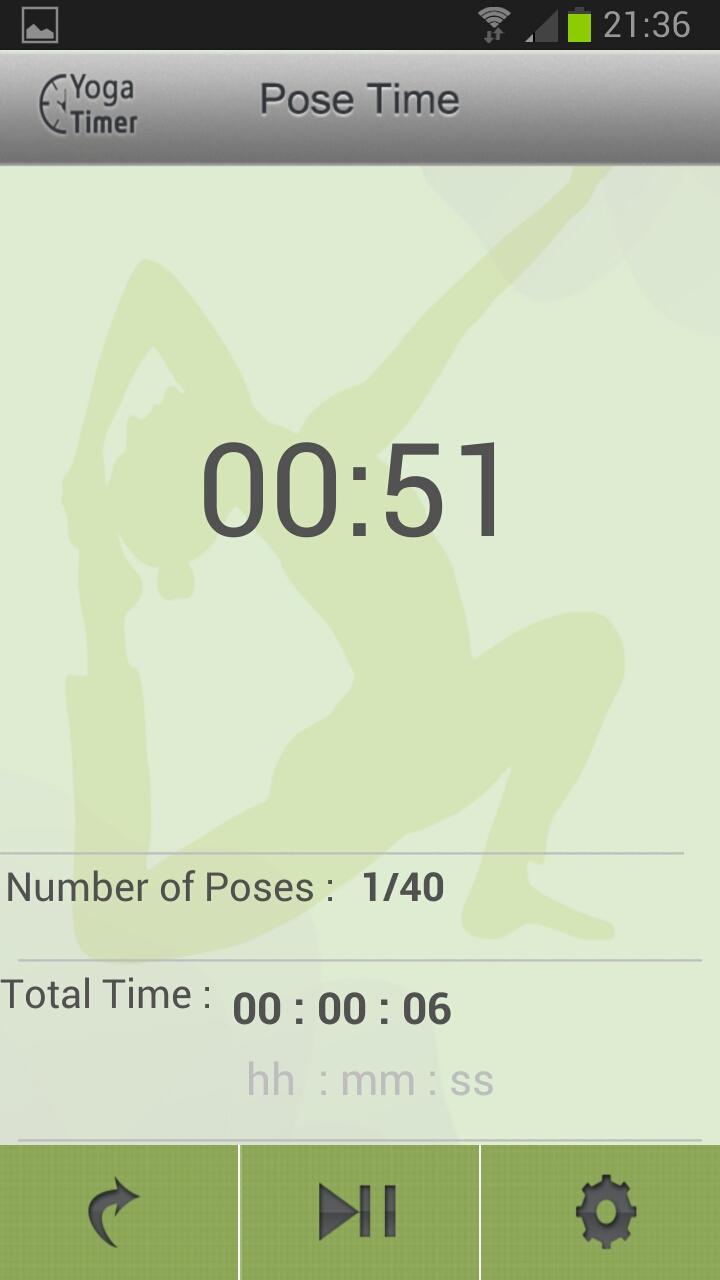 Yoga Pose Timer Screen 3