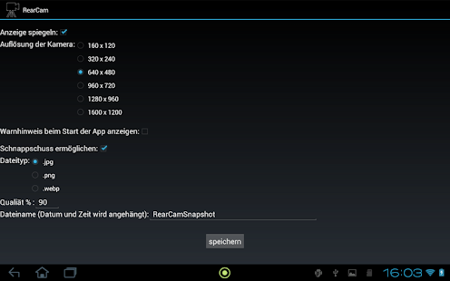 USB-Kamera als Rückfahrkamera Screen 3