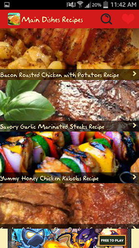 Main Dishes Recipes