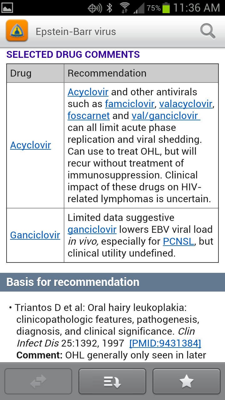 Johns Hopkins HIV Guide Screen 3