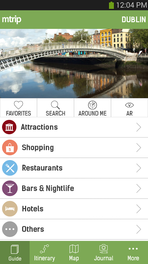 Android application Dublin Travel Guide – mTrip screenshort