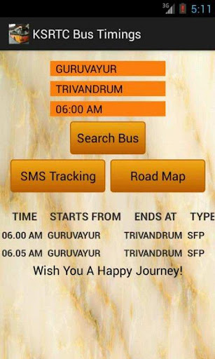 KSRTC Kerala Bus Timings