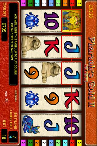 Android application Pharaons gold screenshort