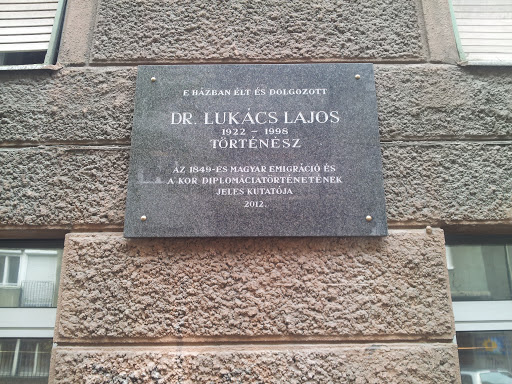Dr. Lukács Lajos Emléktábla