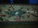 Mural Iguana De Cristal
