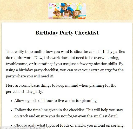 【免費書籍App】Kids Birthday Parties Ideas-APP點子