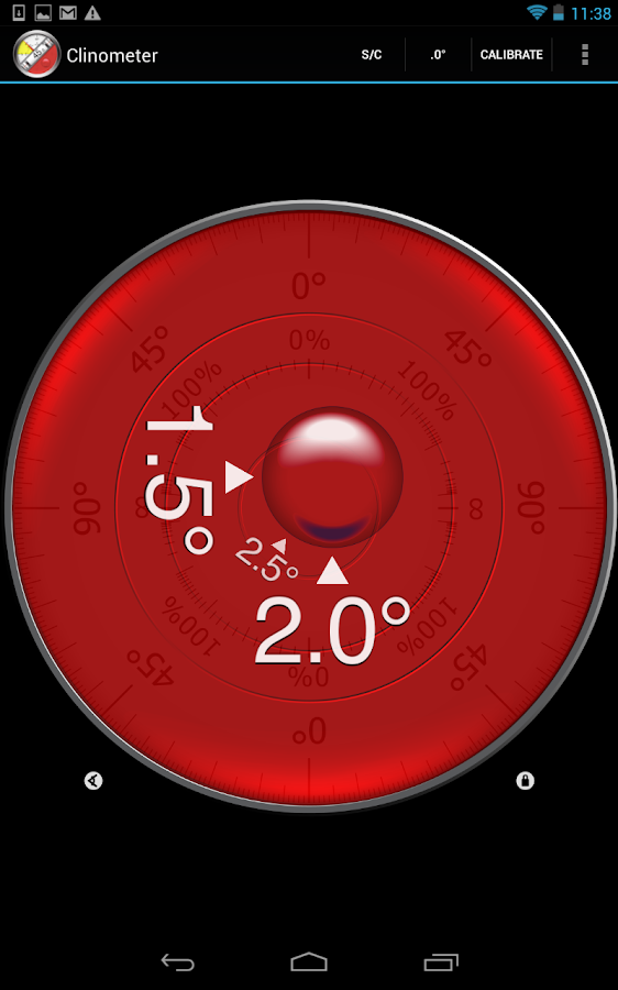 Программа clinometer как пользоваться приложением