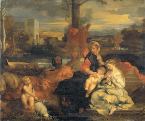 RIJKS: Sébastien Bourdon: The Mystic Marriage of St Catherine 1720