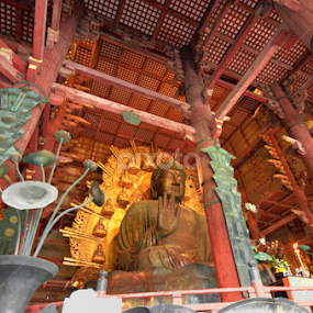 Nara Buddha by Mark Lendacky - Buildings & Architecture Statues & Monuments