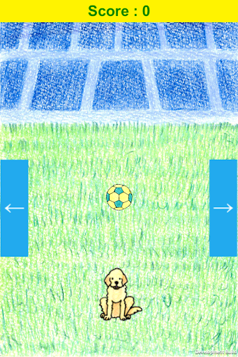 わんわんリフティング 簡単サッカーゲーム