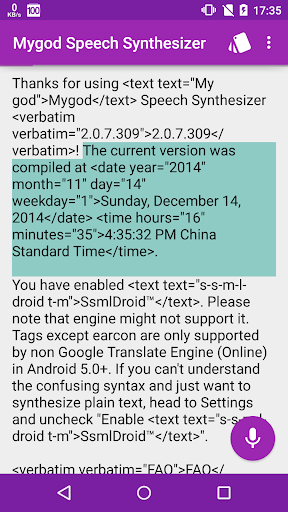 Mygod Speech Synthesizer