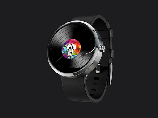 Vinyl watchface for WatchMaker