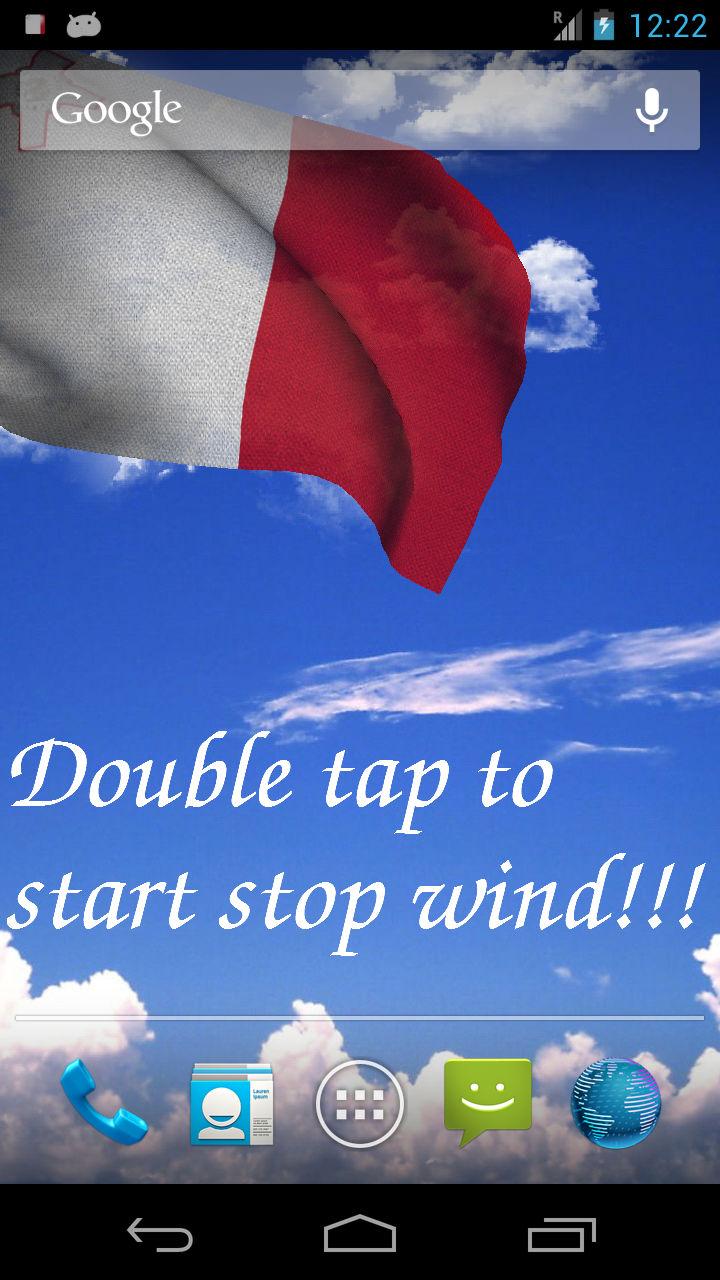 3D Malta Flag Screen 1