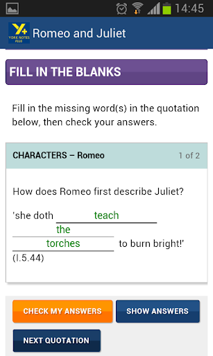 Romeo and Juliet GCSE